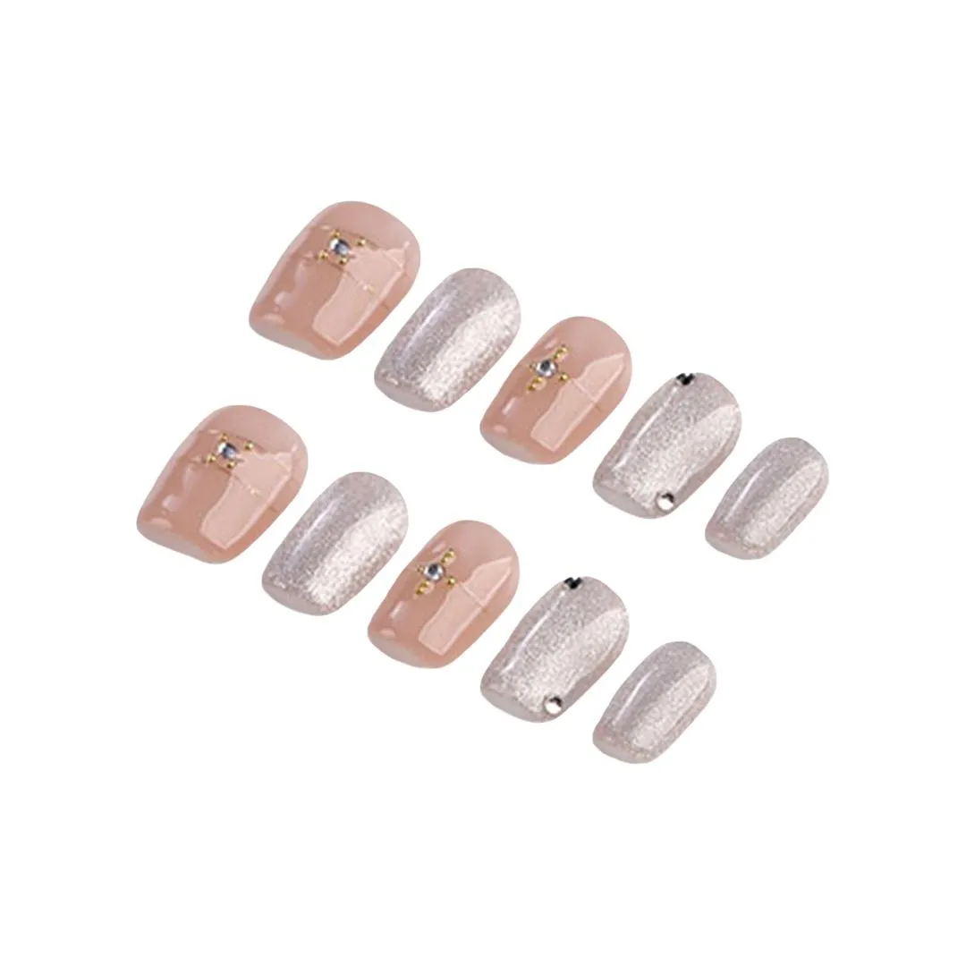 YIYIHE Розовый Noble Элегантный кожаный Улучшающий Короткий LADDER Однотонный Кошачий глаз