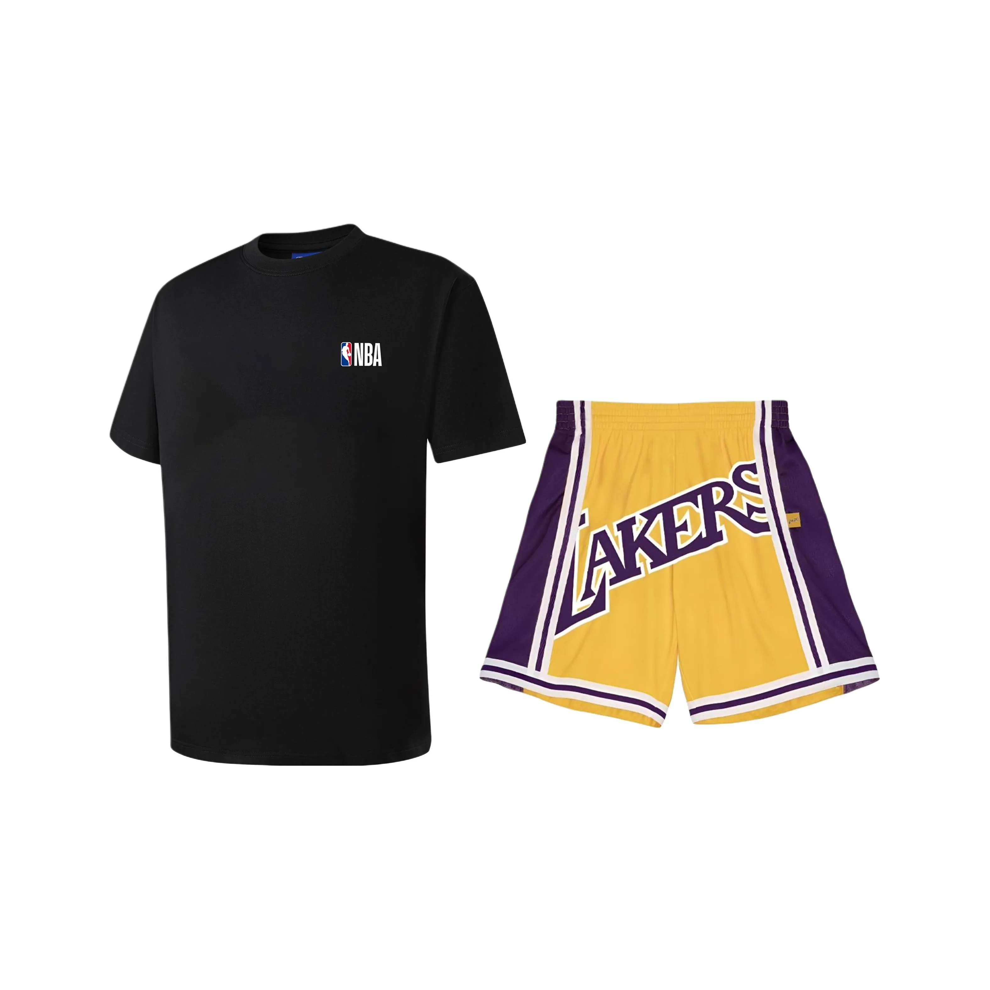 NBA x MITCHELL NESS Los Angeles Lakers League Edition Повседневная Спортивная Одежда Унисекс