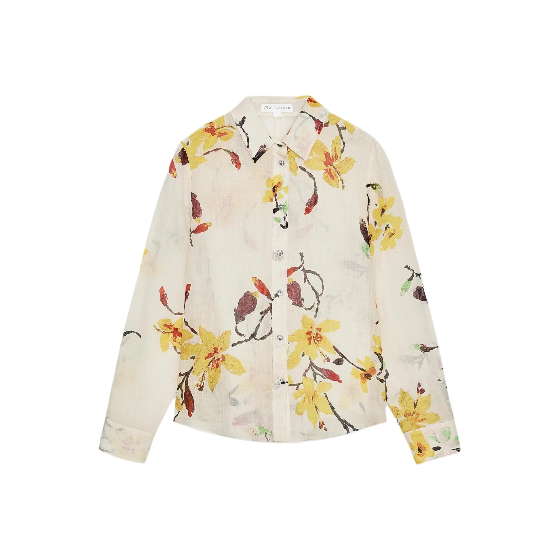 ZARA ZW Series Белые Женские Рубашки