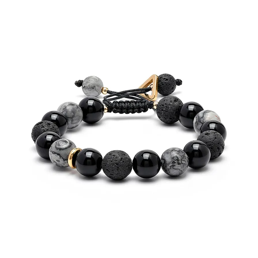 Cuud Volcanic Stone Bracelets Unisex