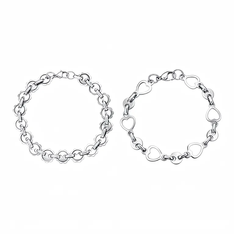 Yuijeny Титановые Стальные Браслеты Унисекс