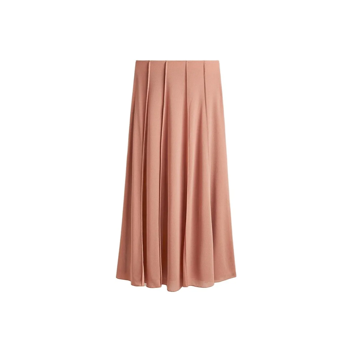 H&M Серый Оранжевый Женская Повседневная Длинная Юбка