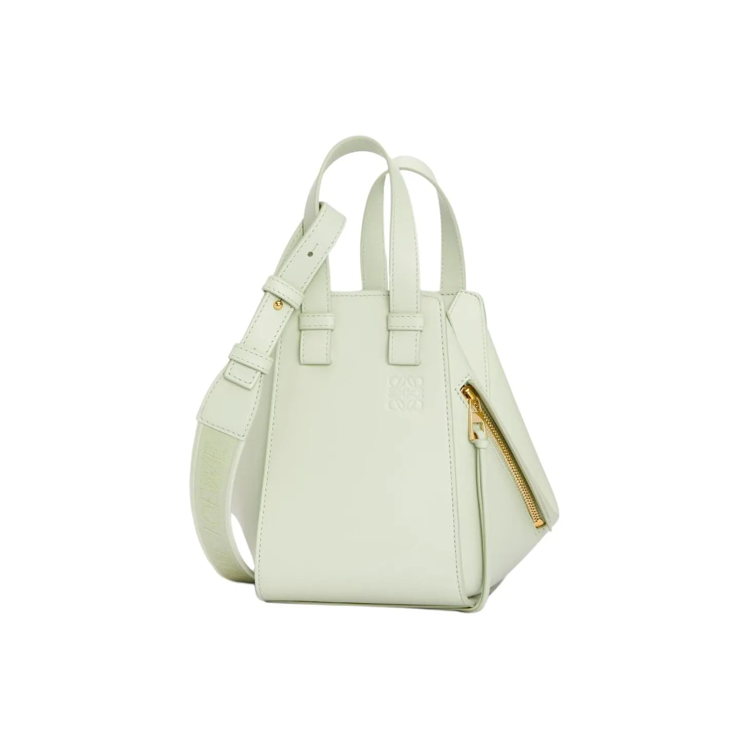 LOEWE Hammock Satin Cow Leather Crossbody Handbag, Shoulder Bag Women's Spring Jade