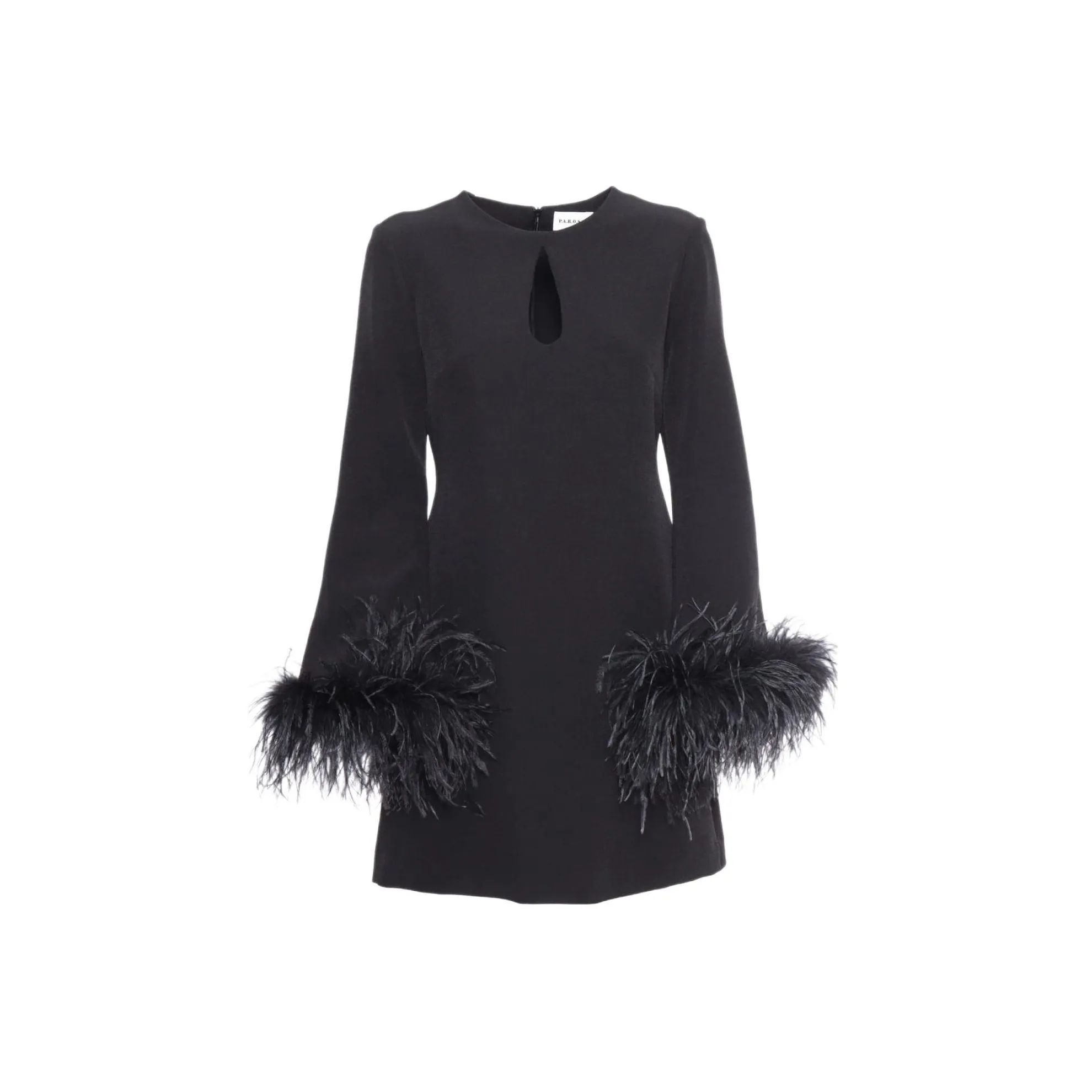 PAROSH Long Sleeved Dress Women's Black