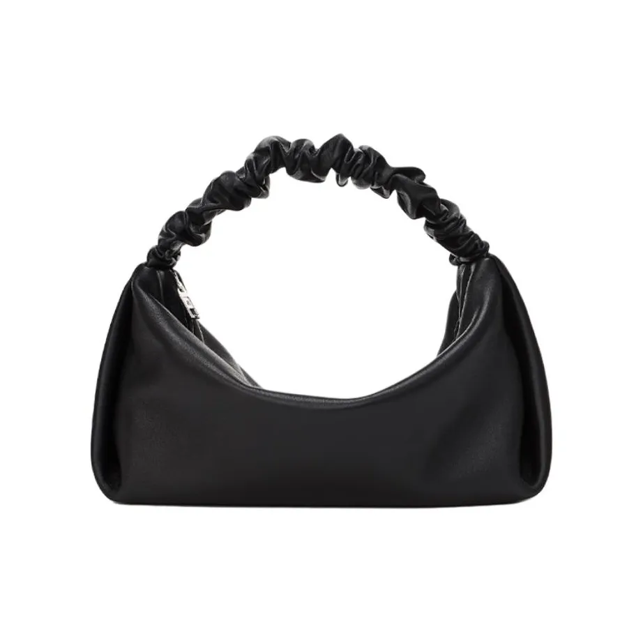 Alexander Wang Scrunchie Lambskin Shoulder Bag, Handbag Women's Black