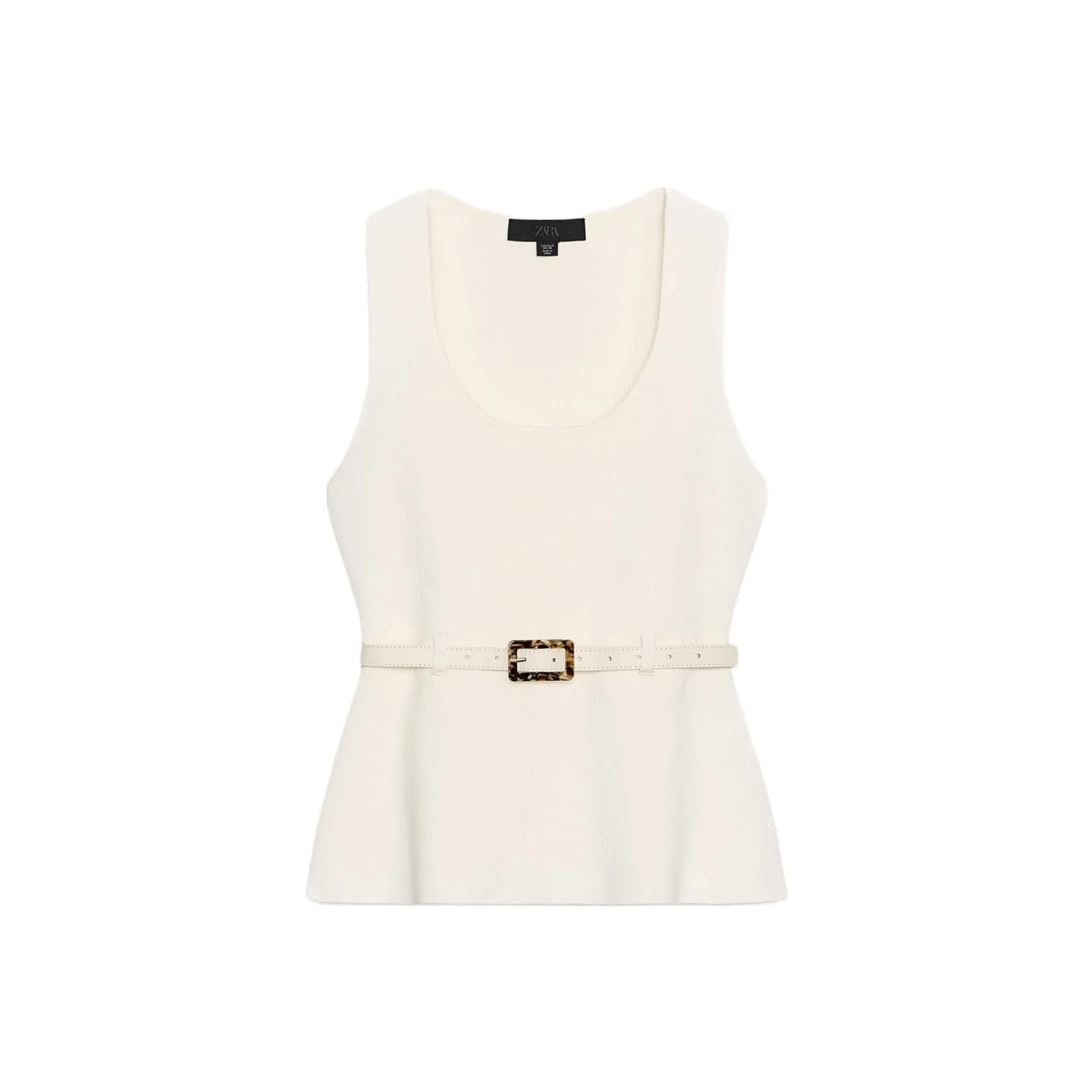 ZARA Белый Женские Майки