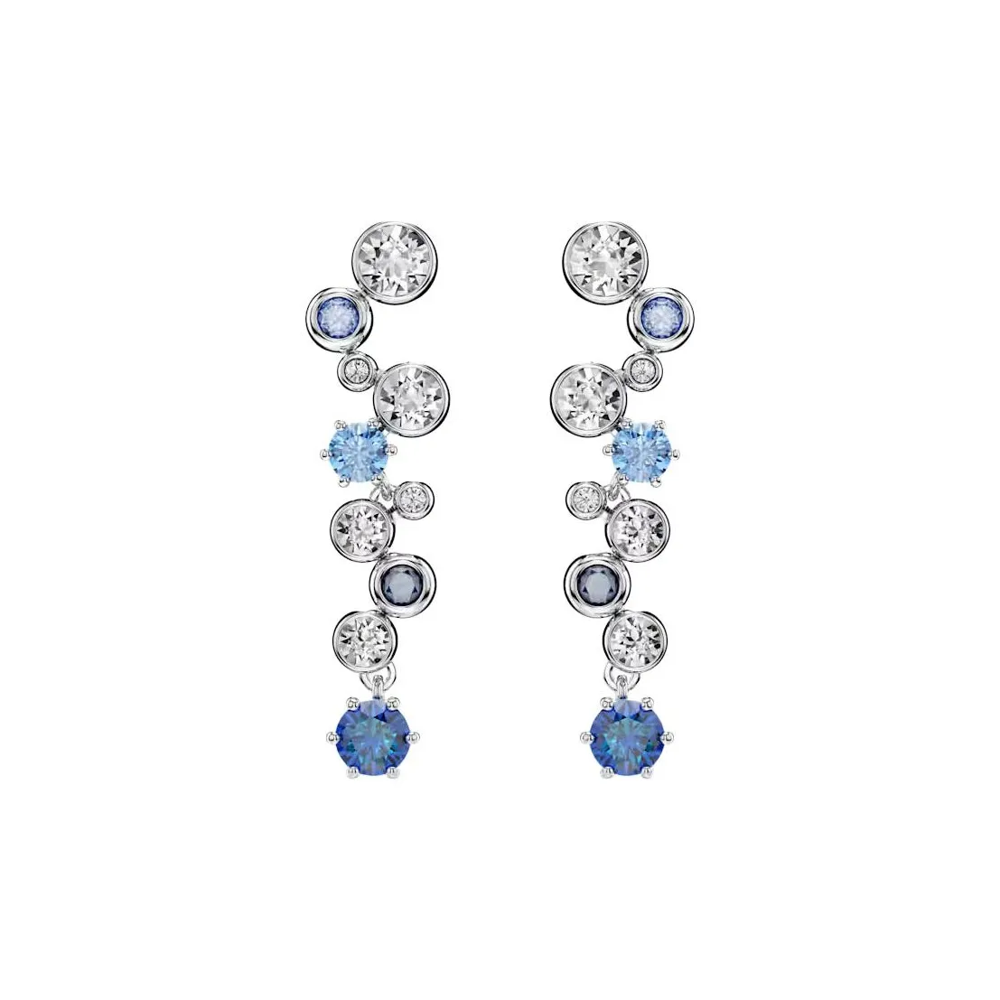 Серьги Crystal Swarovski Женские Blue