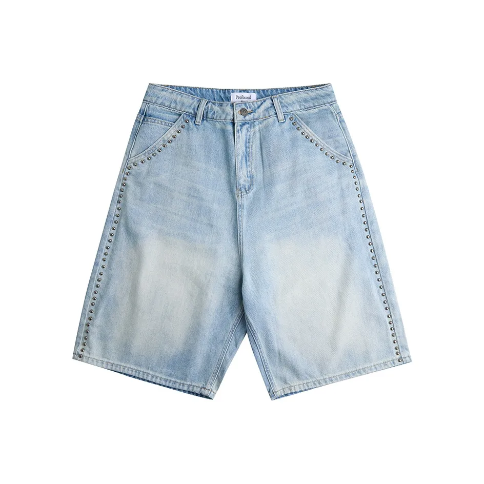 Profound Светло-Синие Мужские Джинсовые Шорты