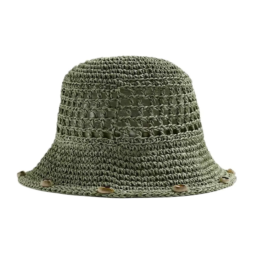 ZARA Pulp Шляпы ведра Мужской Светло-зеленый