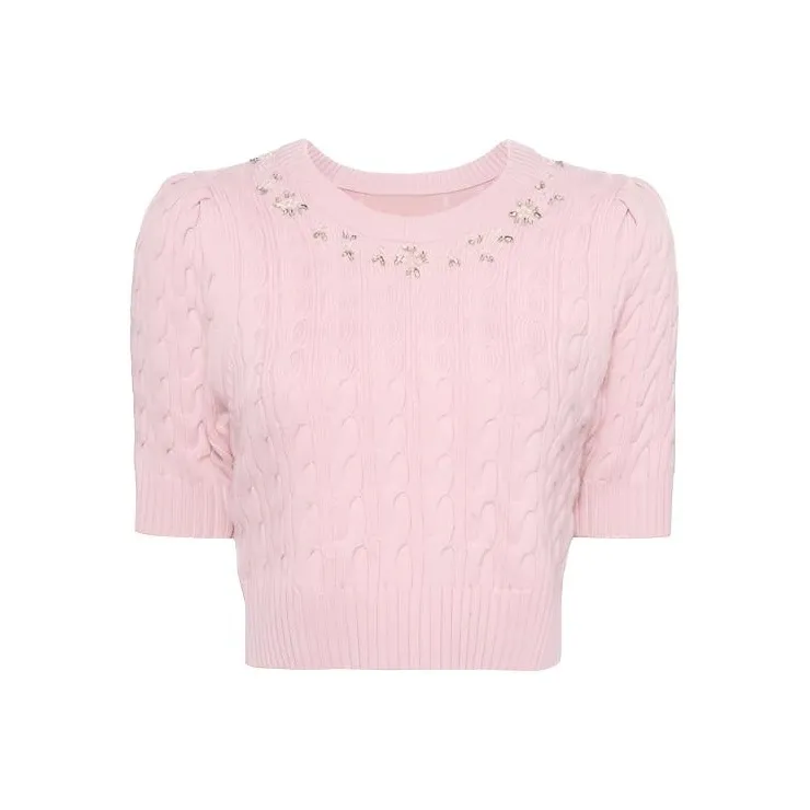 Leather Cat Розовый Женские Трикотаж