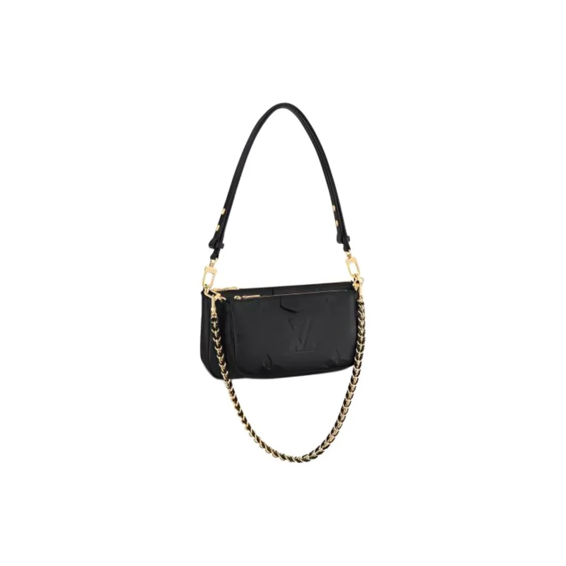 LOUIS VUITTON Multi Pochette Monogram Empreinte Black