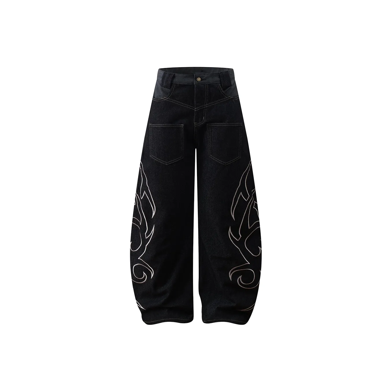 WELTER EXPERIMENT Черные Унисекс Джинсы