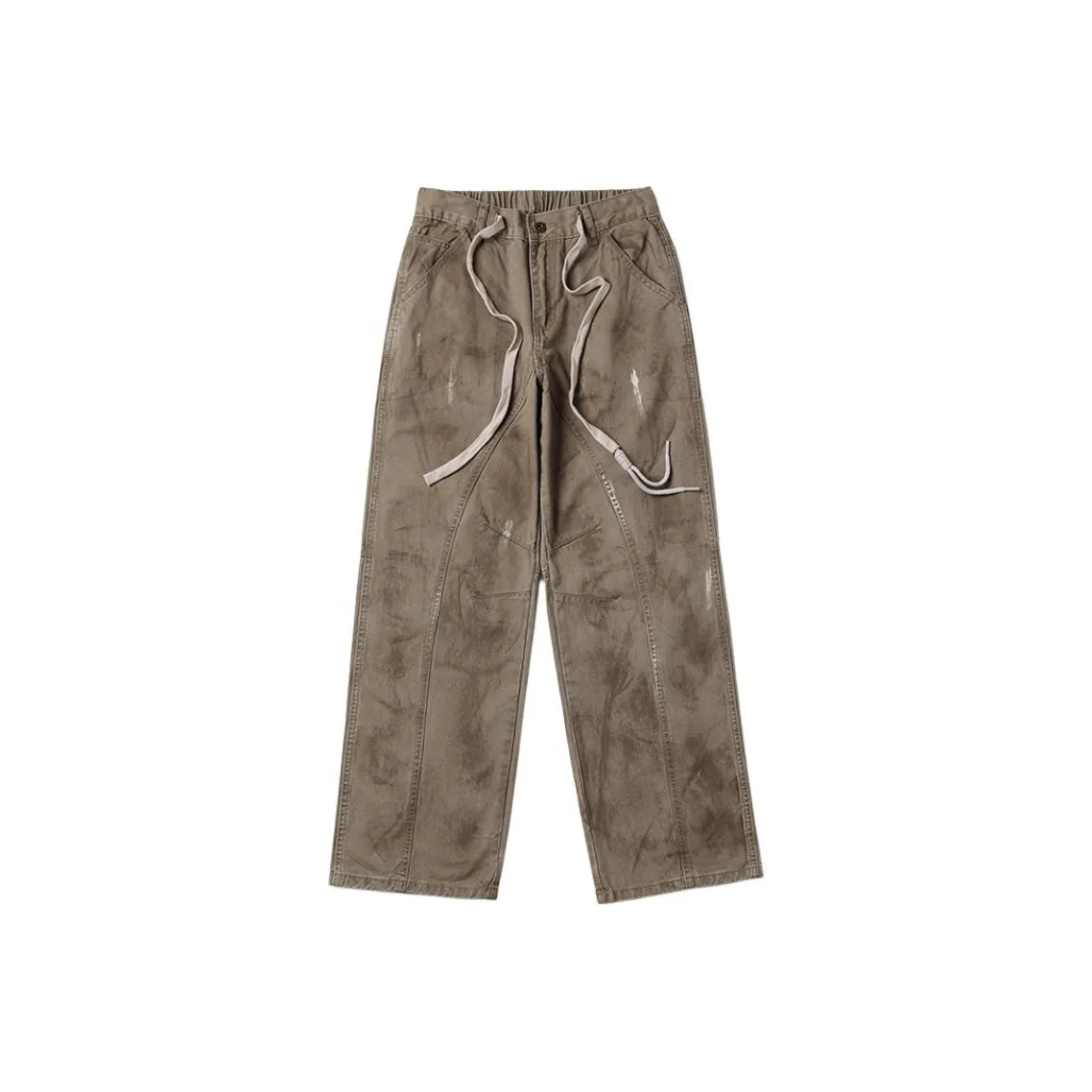 Devanro Хаки Мужские Джинсы