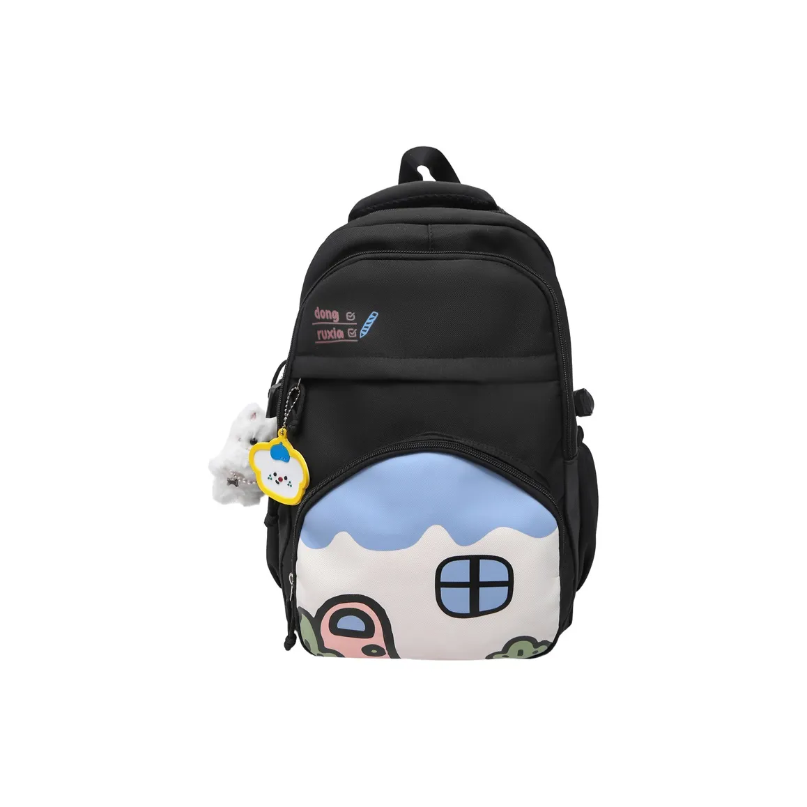 Путешествие нейлон рюкзак женский многоцветный