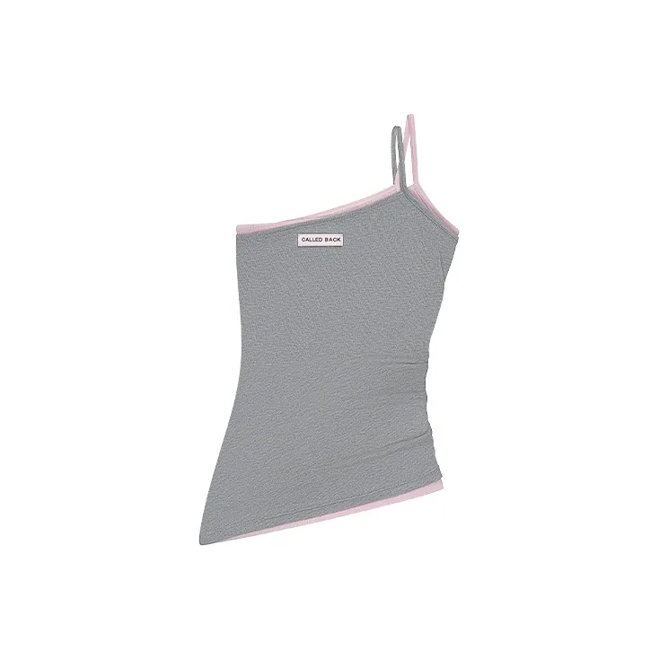 CALLED BACK Серый Женский Топ