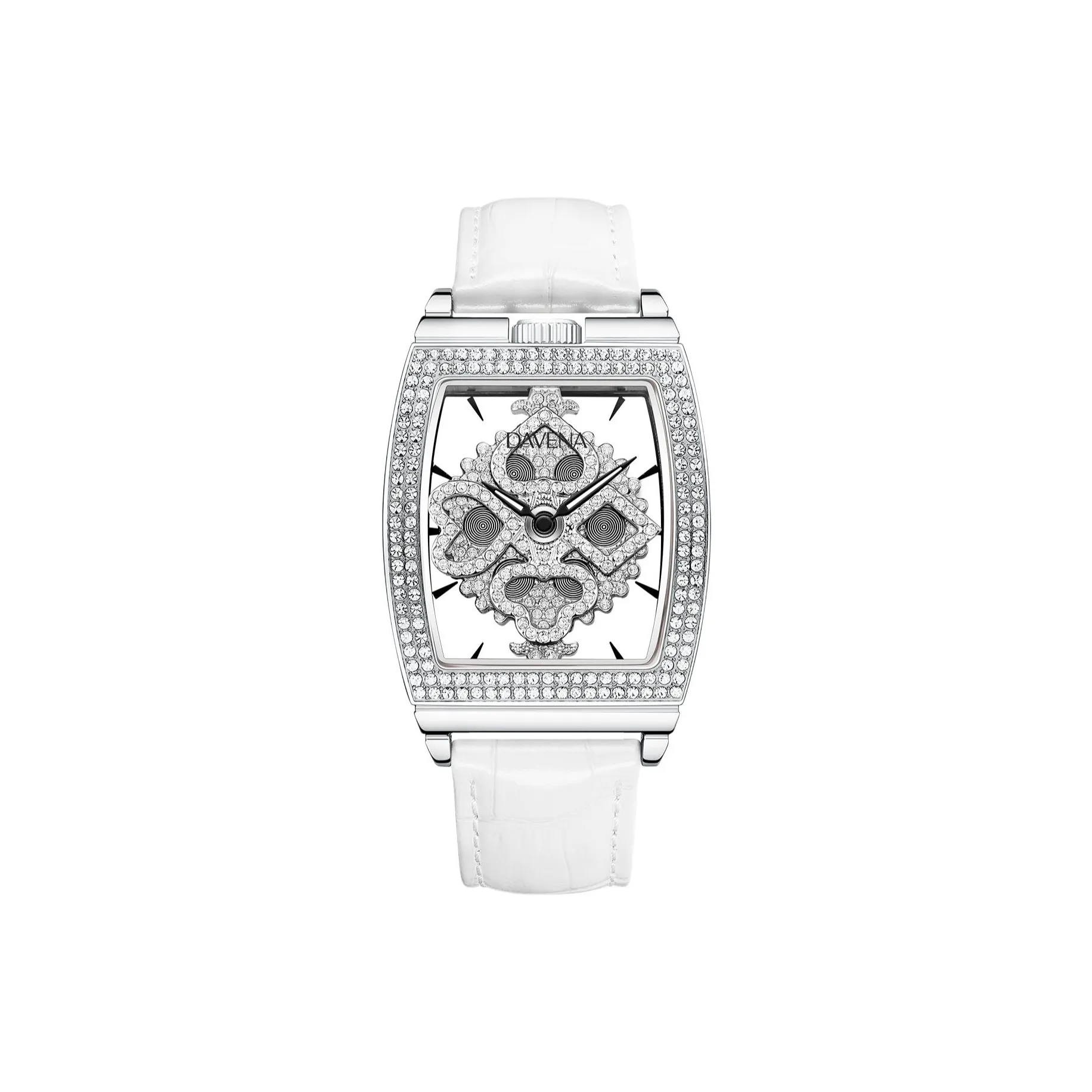 DAVENA Кварцевый механизм Женские часы Possession Collection 34мм*51мм*12мм Скелет