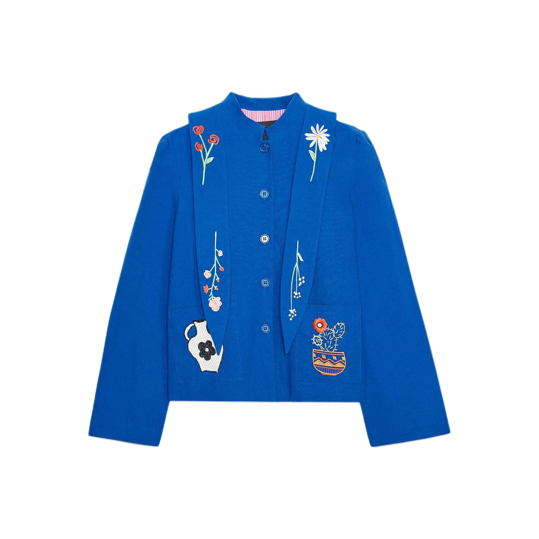 ZARA Темно-синий Женские Деловые костюмы