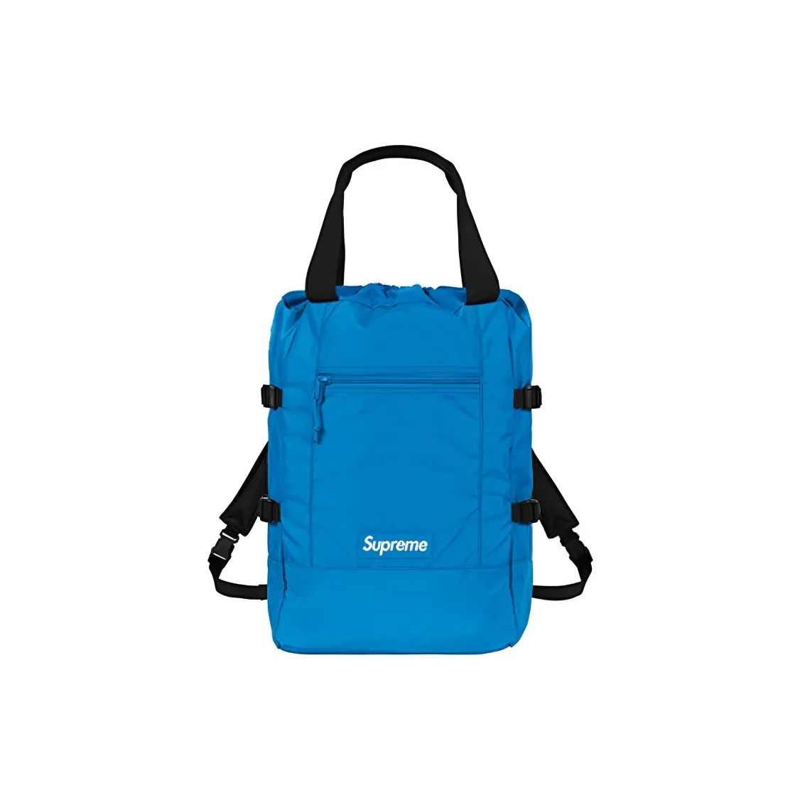 Supreme SS19 Нейлон Тоут Сумка Сумка для покупок Рюкзак Сумка через плечо Сумка Обычная Унисекс Синяя