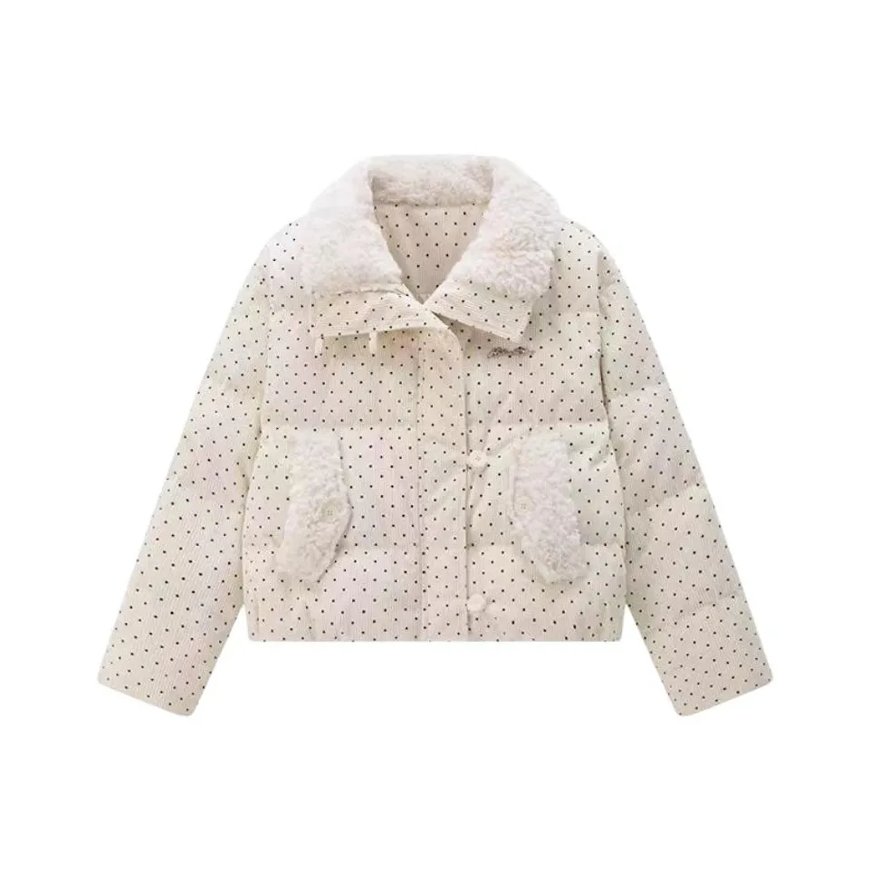 ABCMININ Белый Женские пуховики