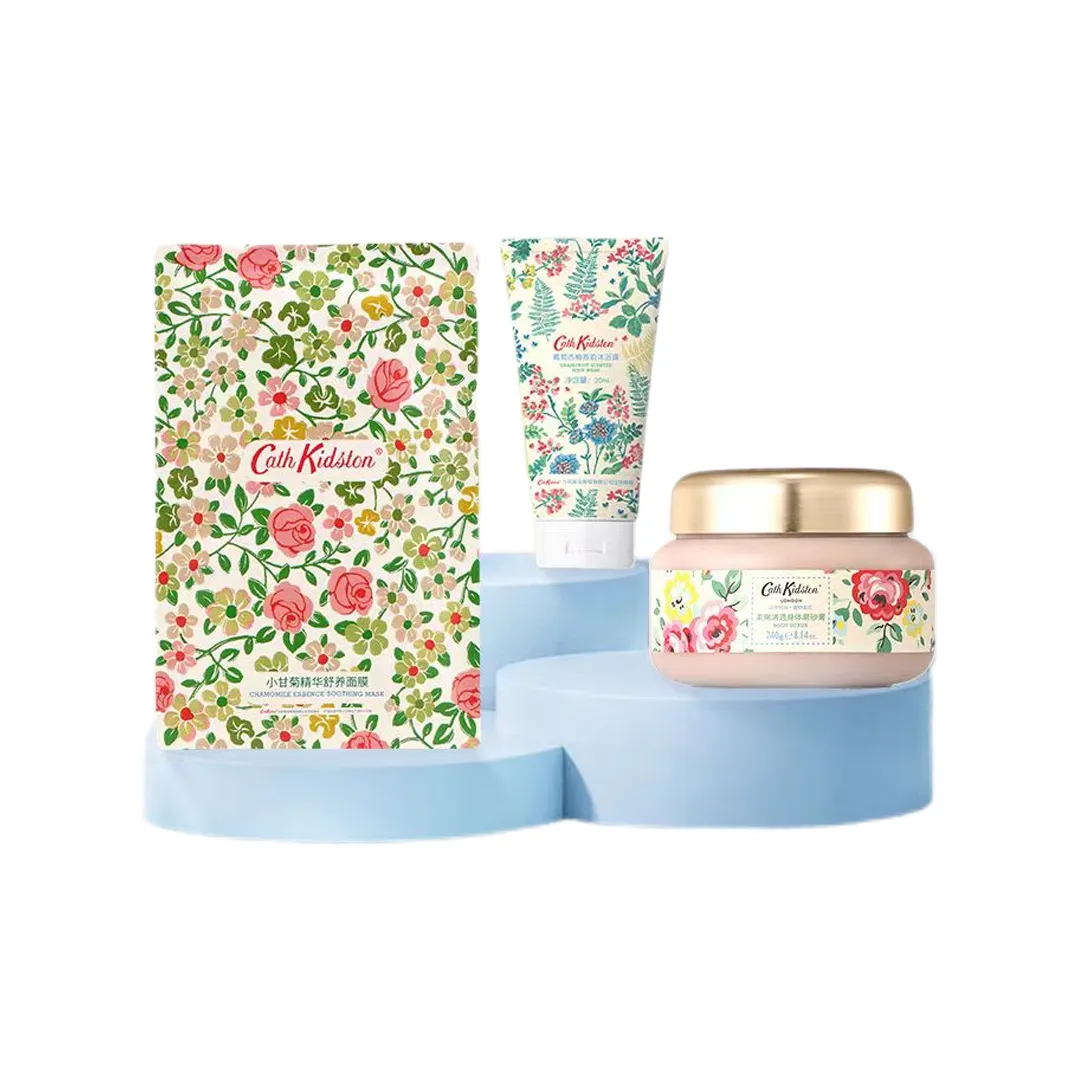 Cath Kidston Прачечная Care Тело Уход Набор Скраб Шампунь Гель Маска для лица Ароматические Эффекты