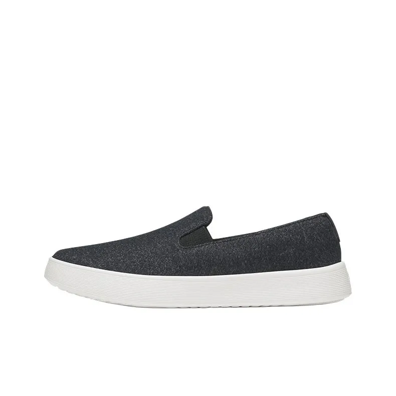 Allbirds Wool Cruiser Slip On Легкий Низкий Топ Повседневная Обувь Женская Натуральный Черный