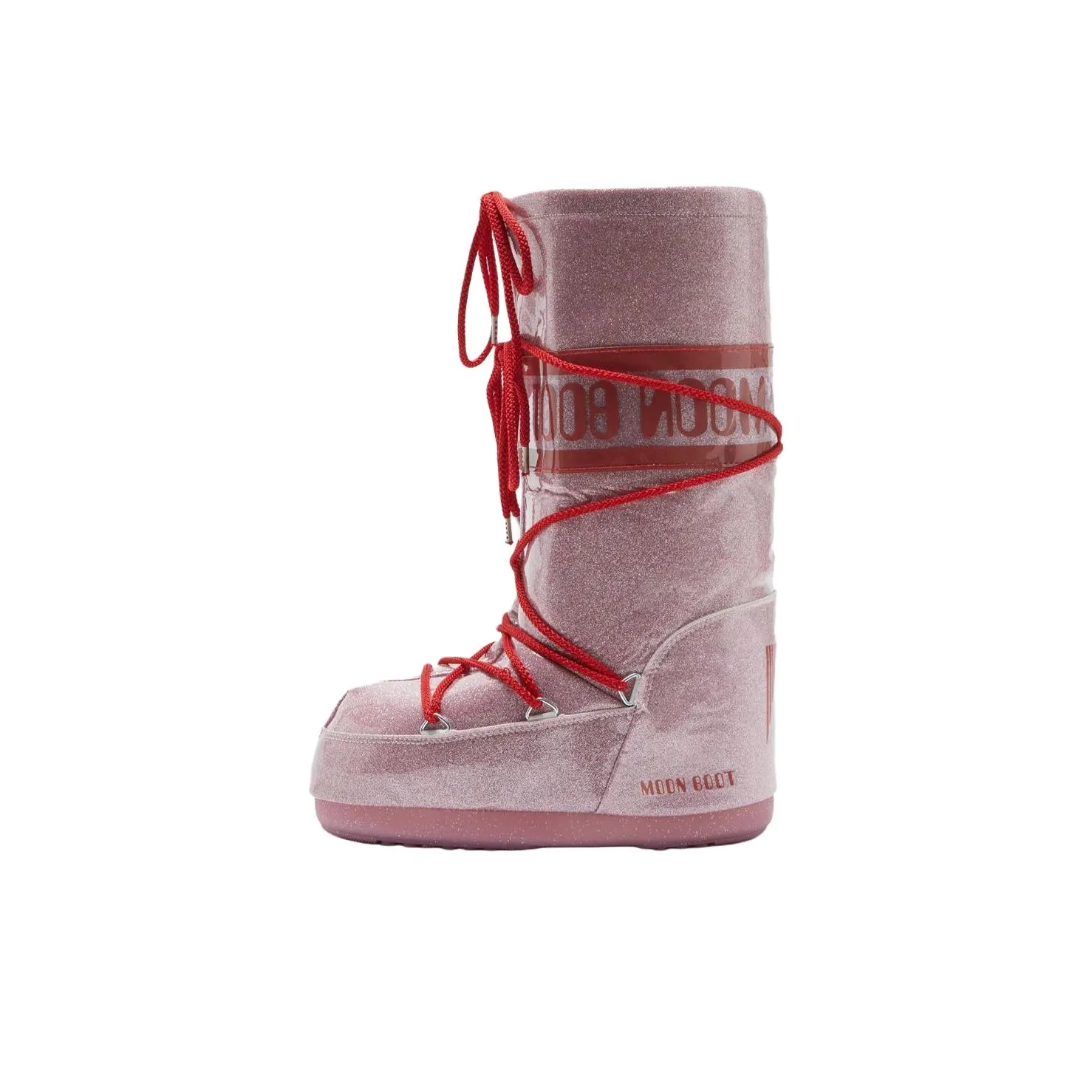 Moon Boot Icon Glitter Lace-Up Boots
