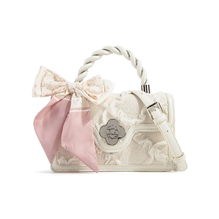 CAEISL KCIEL Полиуретан Синтетическая кожа Сумка Стандартная Женская Белая Ромб Узор