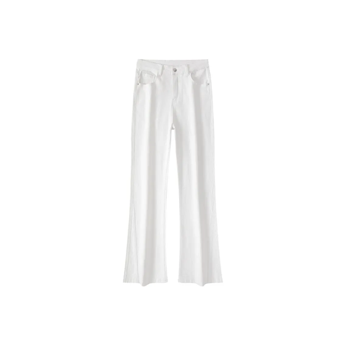 POLAR BEAR Washed Stretch Distressed Bootcut Jeans Summer Unisex