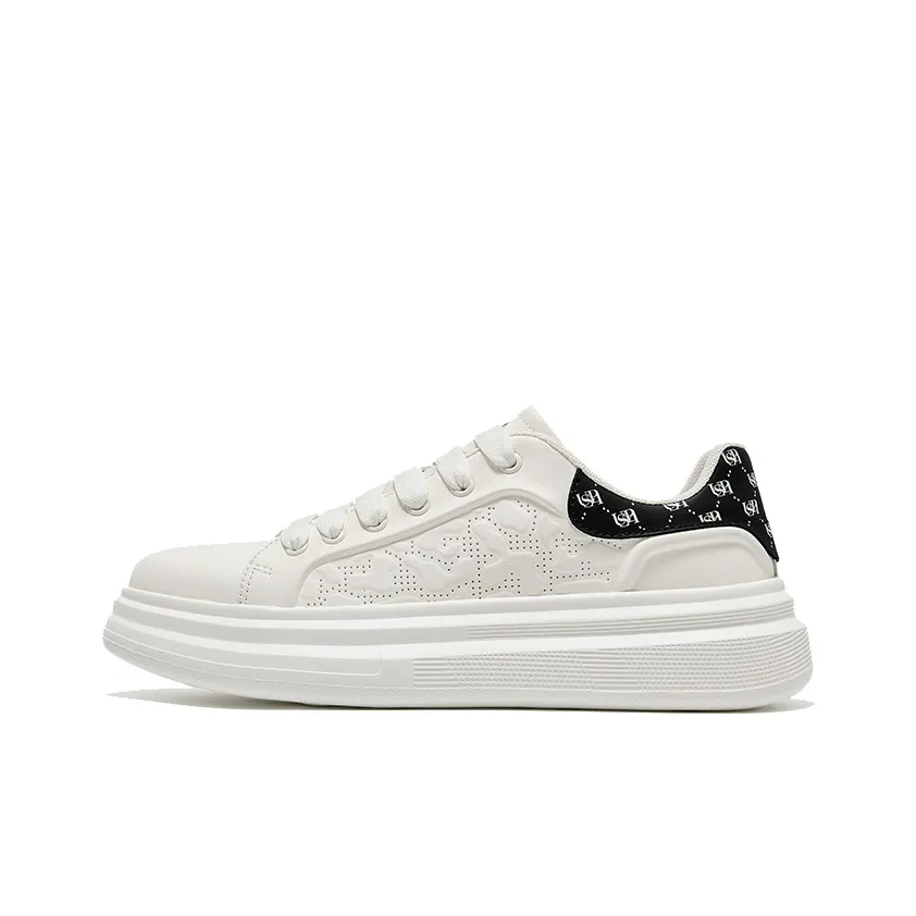 U.S. POLO ASSN. Устойчивые к истиранию увеличивающие высоту низкие кроссовки для скейтбординга мужские бежево-черные