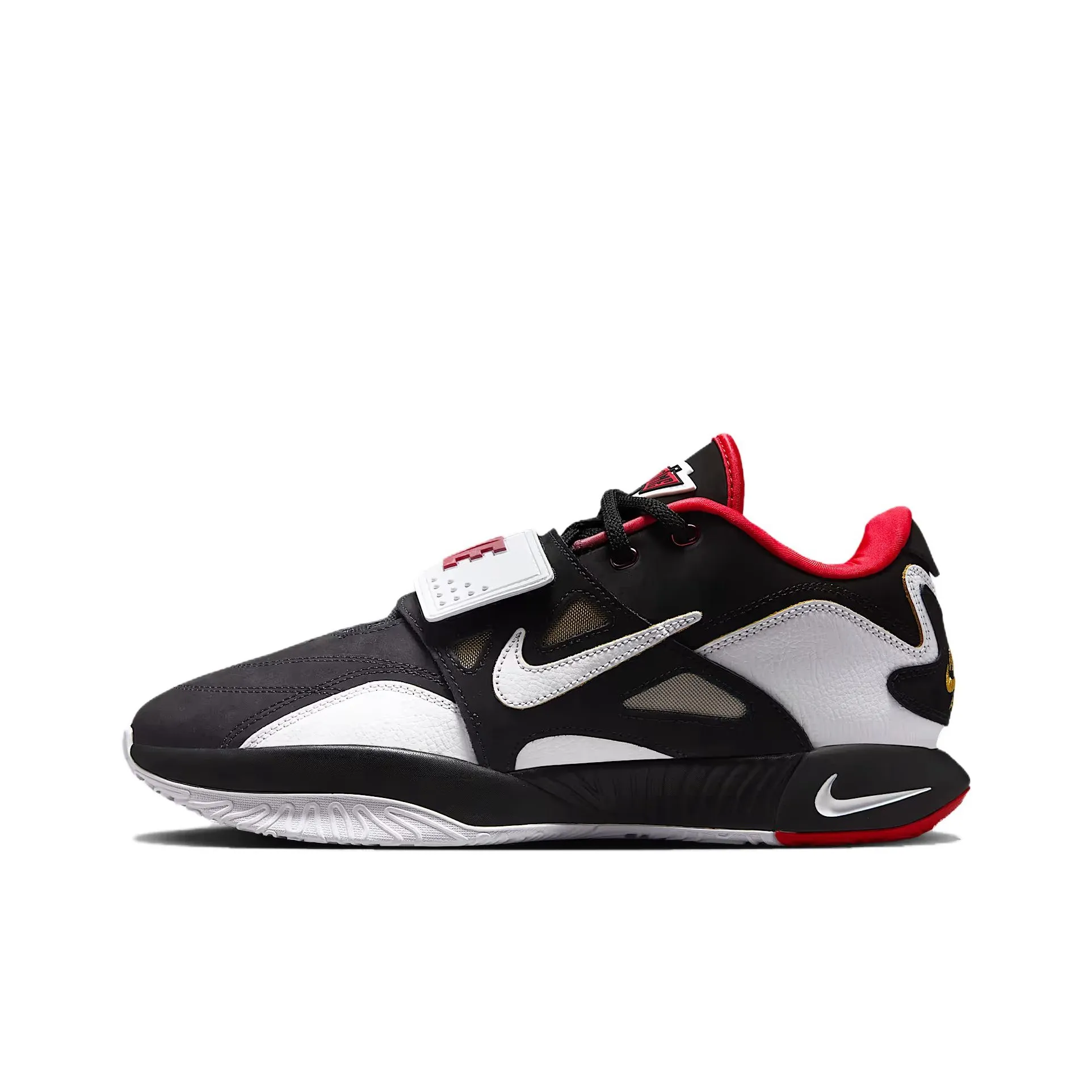 Nike Lebron 21 Устойчивые к истиранию Баскетбольные кроссовки Унисекс Черные