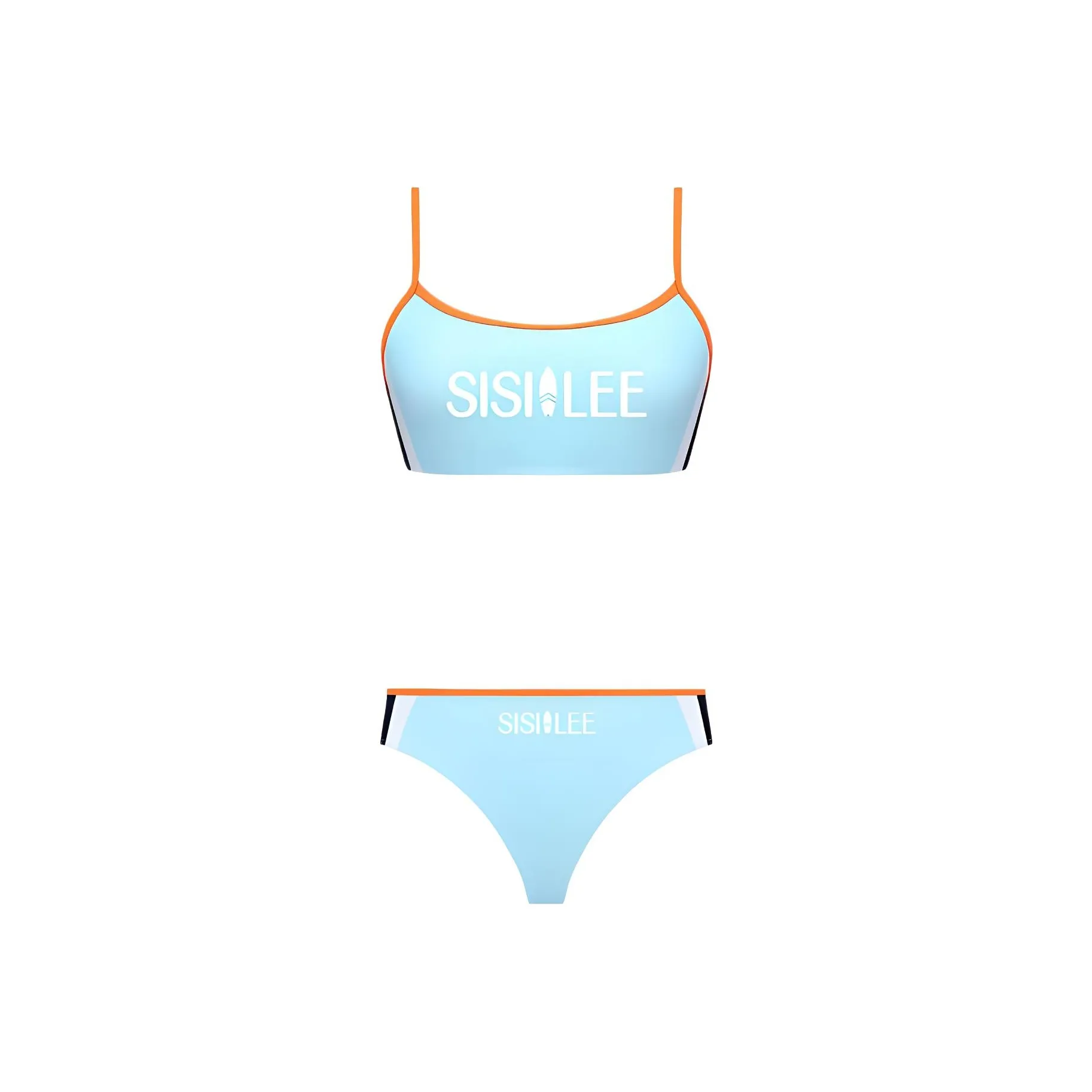 SISII LEE Бикини Женские Чистая Вода Синий