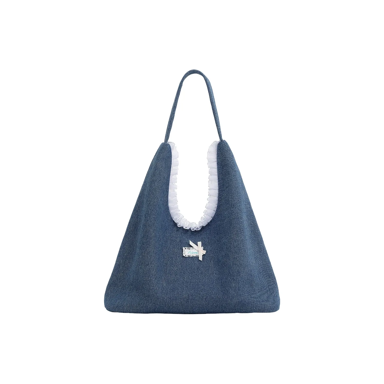 AILUXI Ткань Сумка через плечо Стандартная Женская Джинсовый Синий