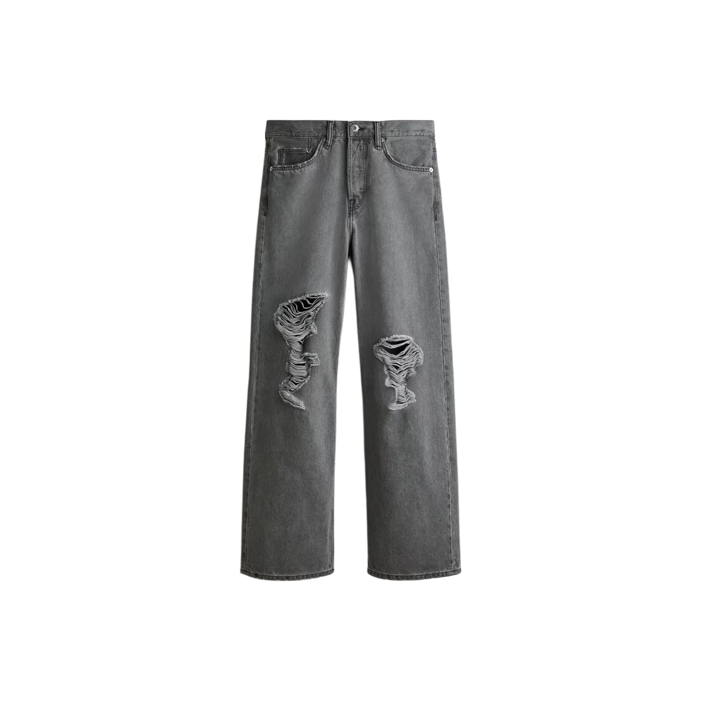 H&M Винтажные Серые Мужские Джинсы