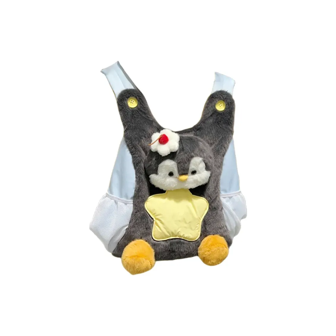 Kaka Tree Полиэстер Рюкзак Стандартный Женский Кофейный Цвет Щенок Синий Пингвин