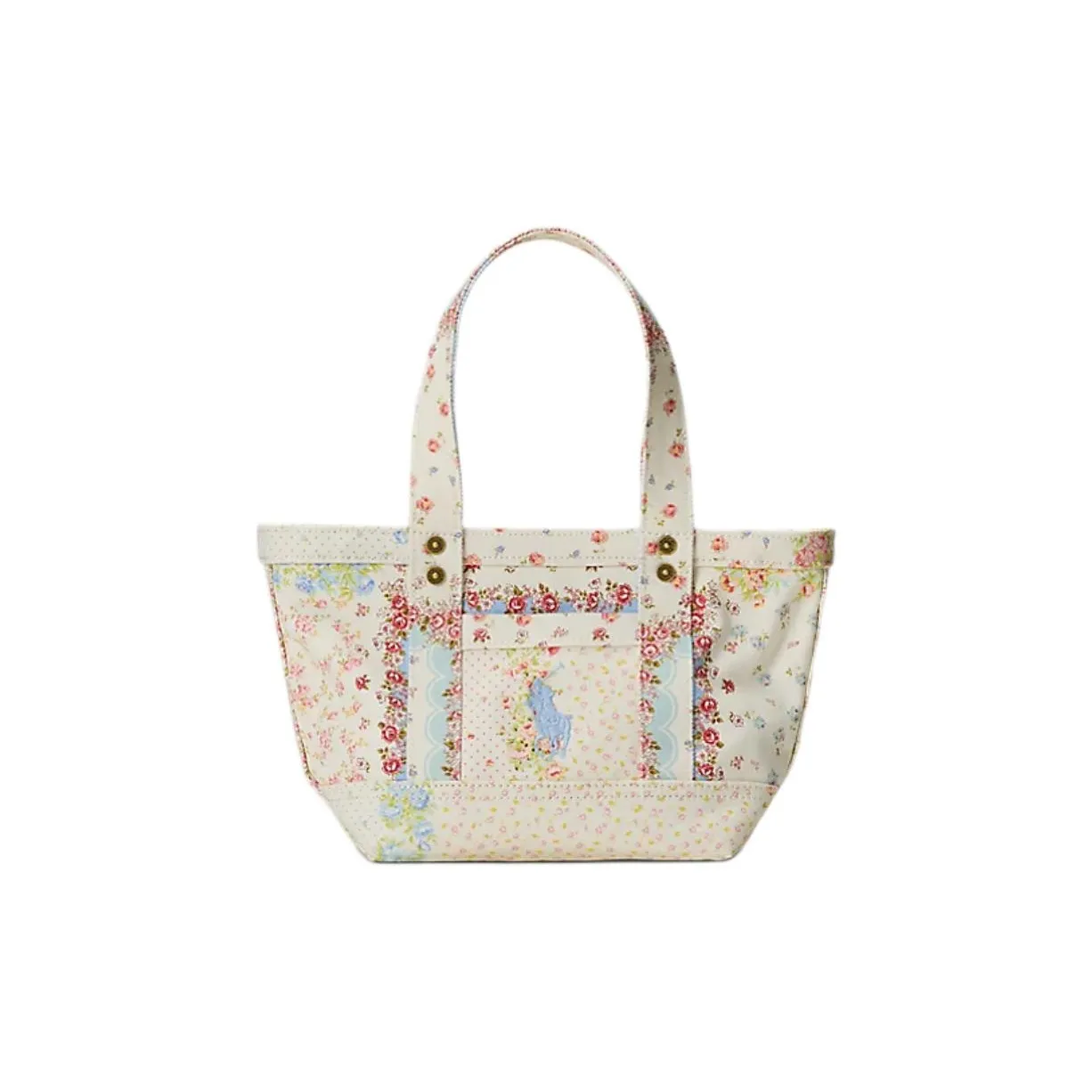 Polo Ralph Lauren Canvas Cotton Bag Women's Multicolor