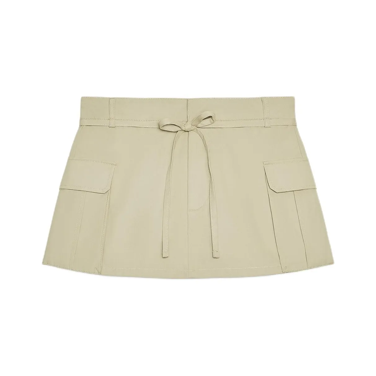 ZARA Светлый хаки Женские Карго Шорты