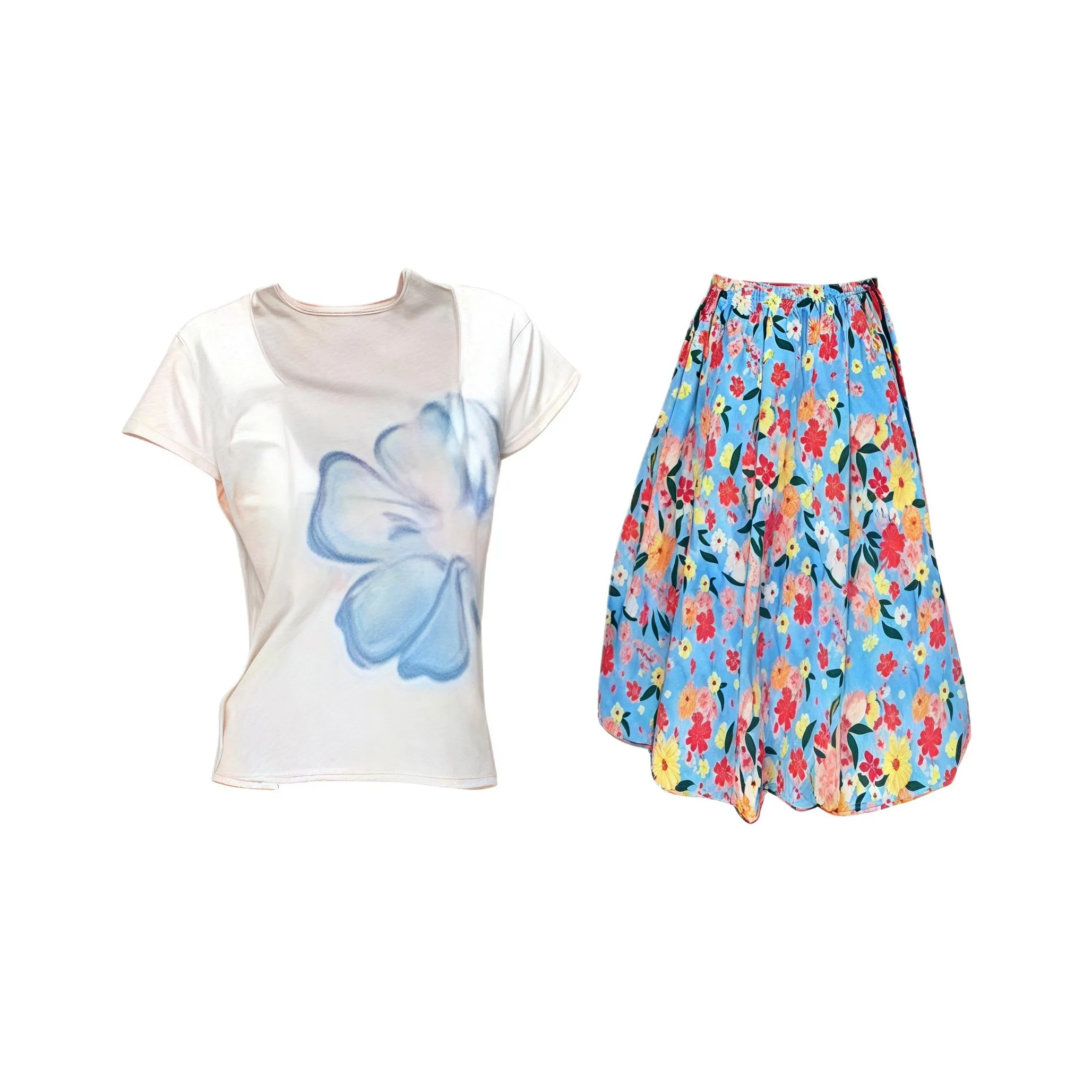 POPO.INFO Изображение Цвет Женские Комплекты с Юбкой