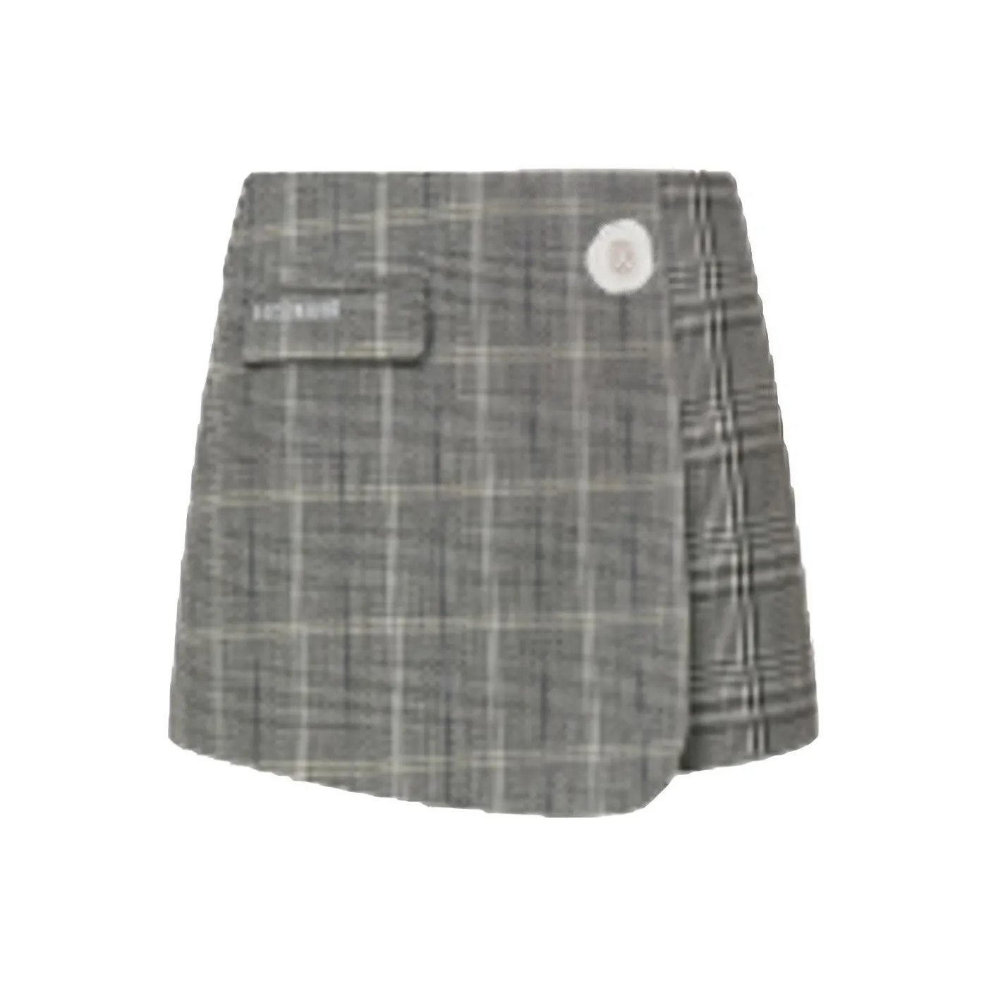 EVISU Повседневные короткие юбки женские клетчатый узор