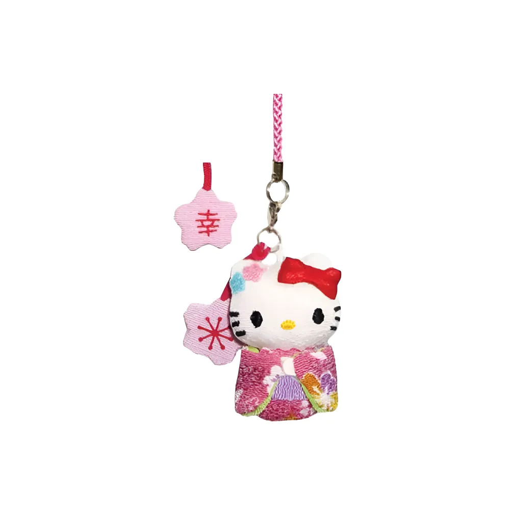 Санрио Hello Kitty Kimono Styling Подвеска Кукла Плюшевая Кукла Мини Высокий