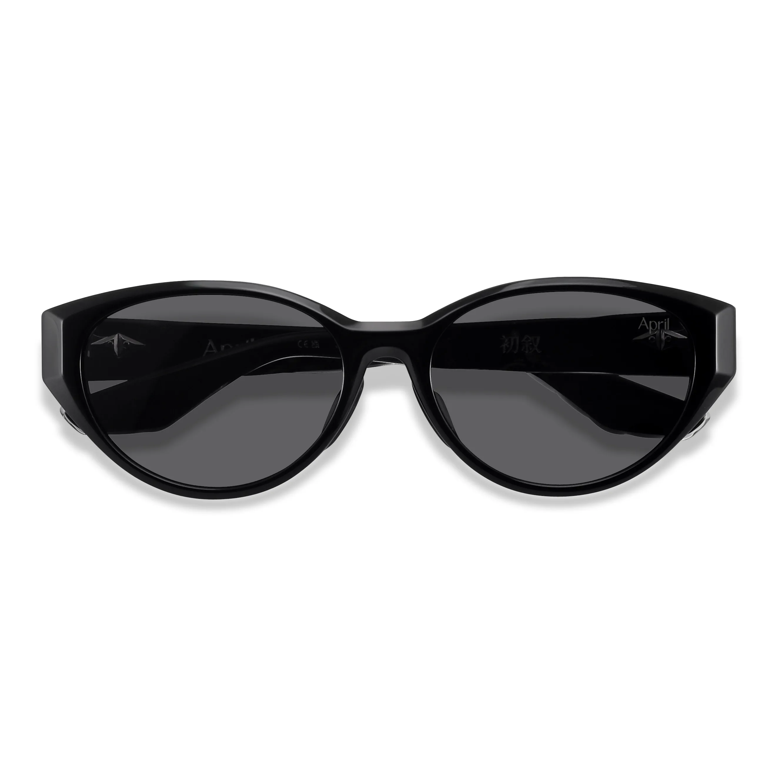 APRIL Пластиковая оправа Кошачий глаз Солнцезащитные очки Унисекс