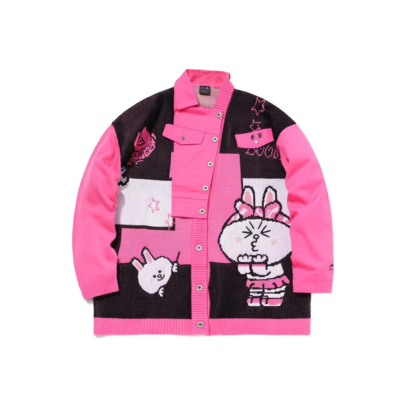 LiNing Sweater Unisex Black Pink Multicolor