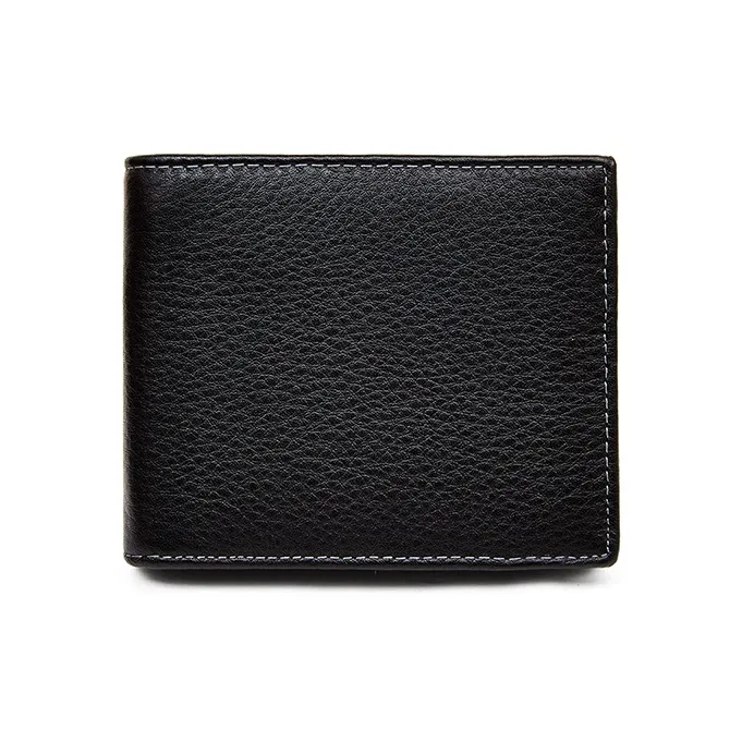 Old Man's Head Коровья кожа Кошелек Стандартный Мужской Черный