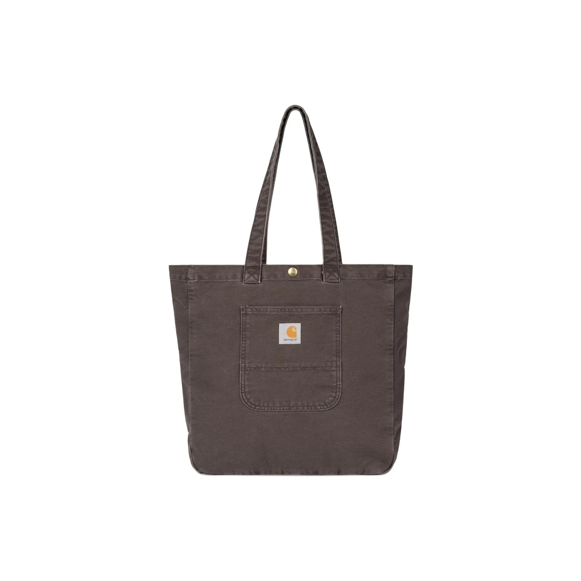 Carhartt Холст Тоут Сумка Сумка для покупок Сумка Сумка через плечо Стандартная Мужская Табачная