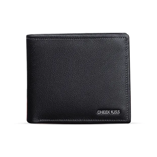 Cheekkiss Кошелек из коровьей кожи мужской кошелек черный