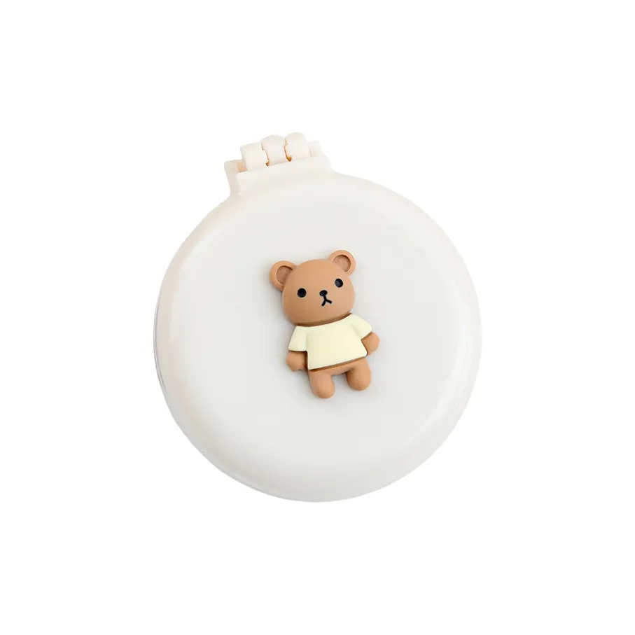 XIAOKOUTU Мультяшный складной воздушный баллон милый кремовый портативный мини косметический инструмент