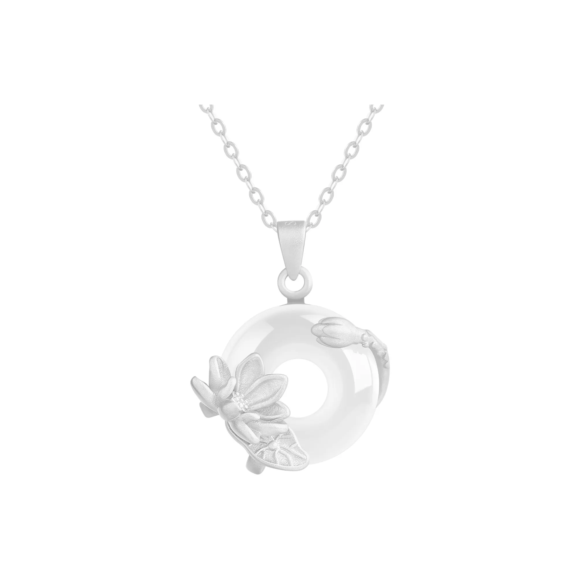 CHINA GOLD Chalcedony Necklaces Women's