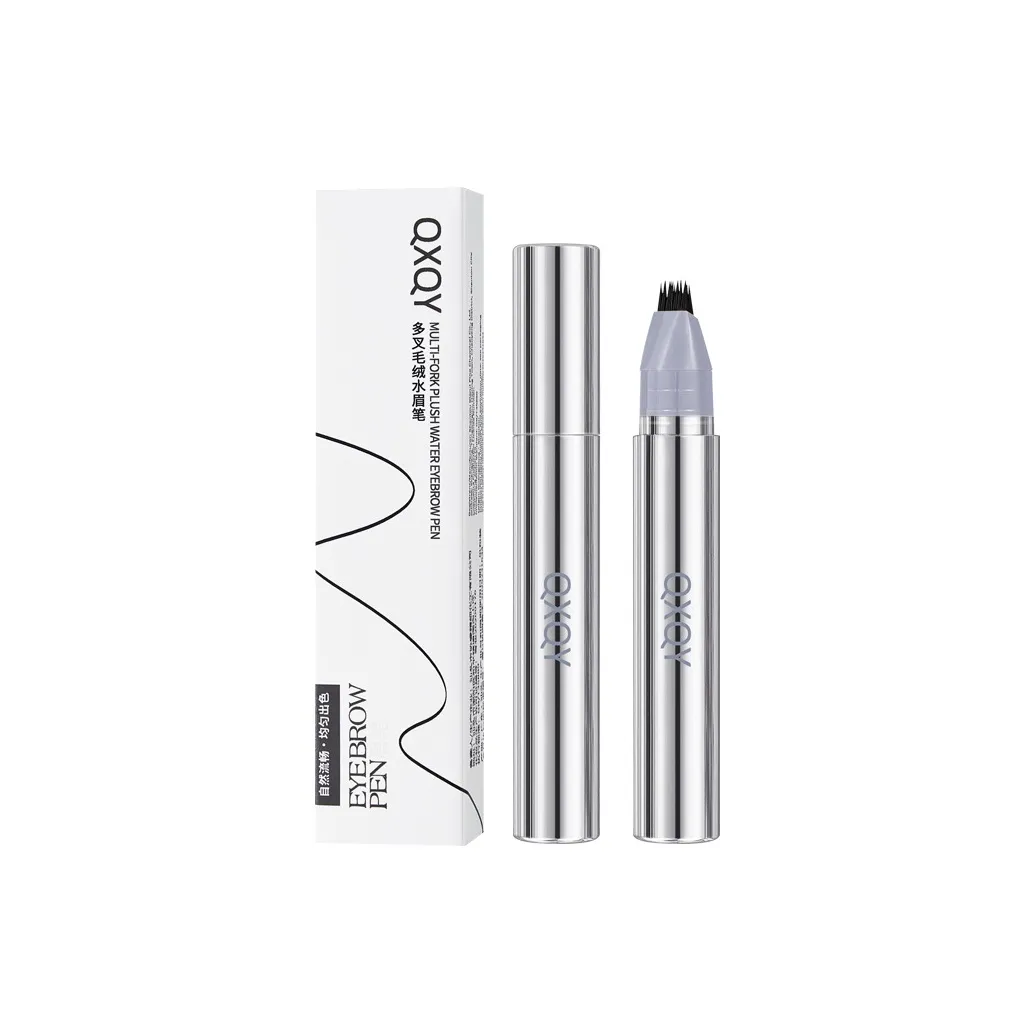 QXQY MULTI Tip Плюшевый Карандаш для бровей Длинный Долговечный Легко Смесь Не размазывается Водонепроницаемый
