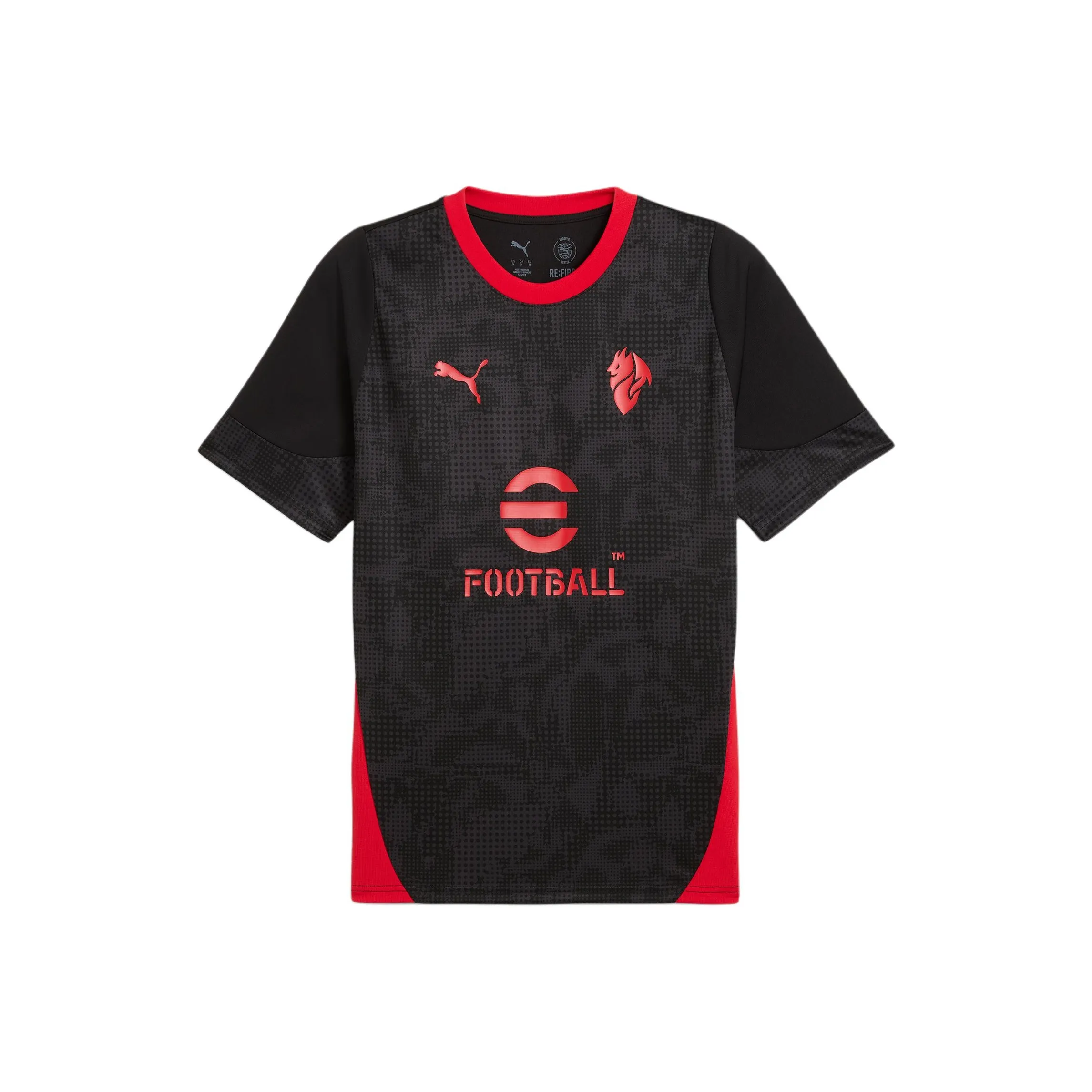 PUMA Черный Красный Мужская Футболка