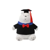 22cm 화이트 베어 졸업 스타일