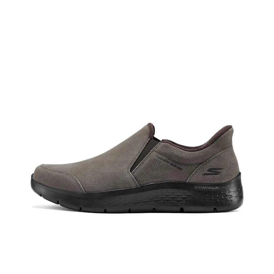Skechers GO WALK Fle Легкий Теплоизоляционный Rebound Casual Men's Umber